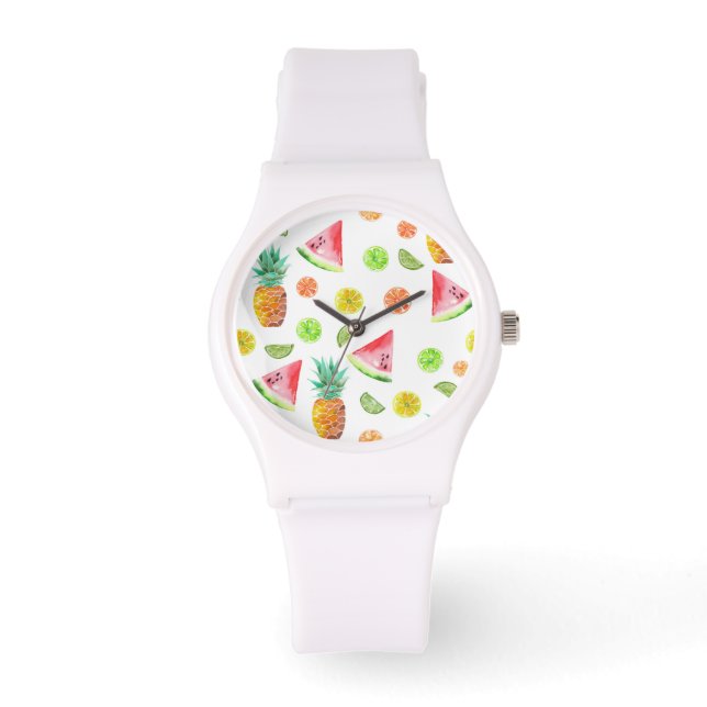 Watercolor Candied Armbanduhr (Vorderseite)