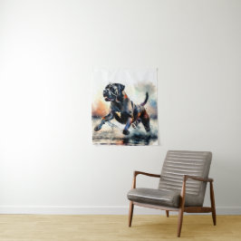 Watercolor Cane Corso dog Wandteppich