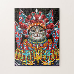 Watercolor Cat Jigsaw Puzzle