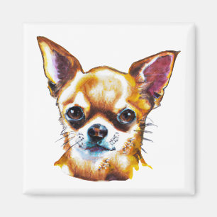 Watercolor Chihuahua Magnet