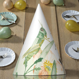 Watercolor Child's Bug Insect Birthday Partyhütchen