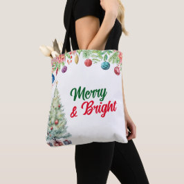 Watercolor Christmas Holiday  Tasche