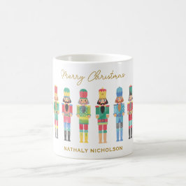 WATERCOLOR CHRISTMAS NUTCRACKERS KAFFEETASSE