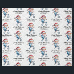Watercolor Christmas soccer player Return Address Geschenkpapier<br><div class="desc">Watercolor Christmas soccer player Return Address Wrapping Paper</div>