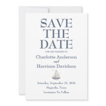 Watercolor Coastal Seascape Wedding