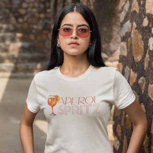 Watercolor-Cocktail Aperol Spritz T-Shirt