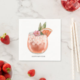 Watercolor Cocktail Serviette