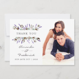 Watercolor Cotton Lavender Wedding Danke