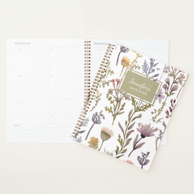 Watercolor Country Floral (Devant avec enveloppe)