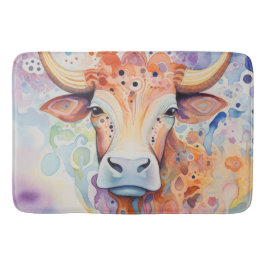 Watercolor Cow Bubbly Soft Badematte