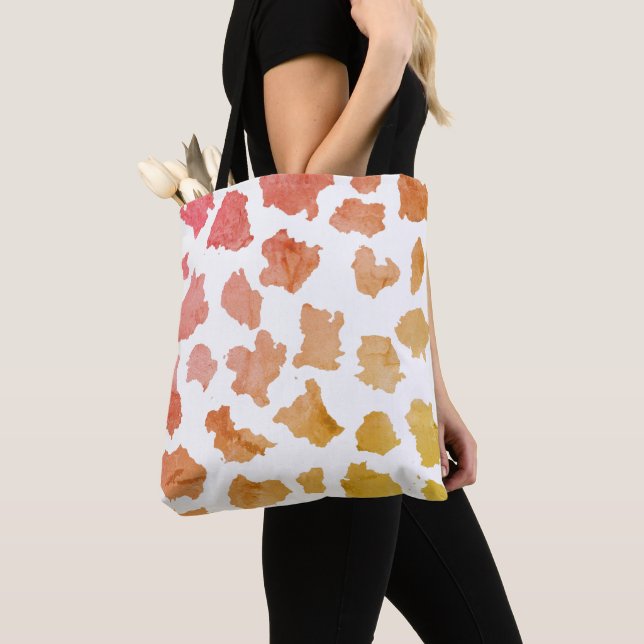 Watercolor Cow Skin Pattern Tasche (Von Nahem)