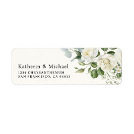 Watercolor Creamy Floral Eucalyptus Wedding