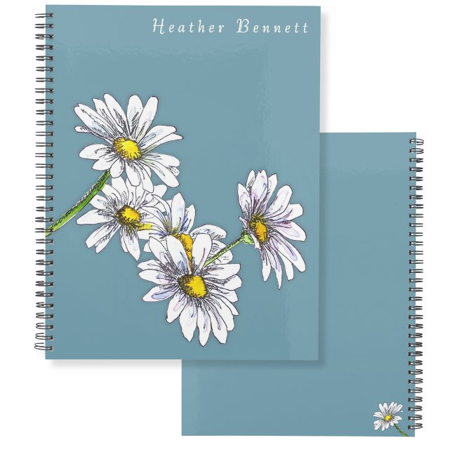 Watercolor Daisy Floral Boho Christmas Gift (Créateur téléchargé)