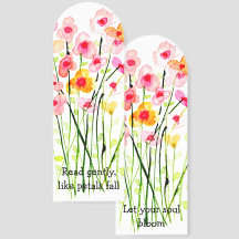 Watercolor delikate Wildblumen. Vielen Dank