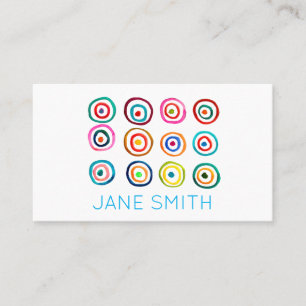 Watercolor Design Moderne, stilvolle Kreativindust Visitenkarte