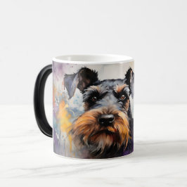Watercolor Dog Mug Wrap Verwandlungstasse