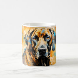 Watercolor Dog Mug Wrap Verwandlungstasse