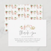 Watercolor Drinks Bachelorette Champagner Vielen D