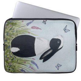 Watercolor Dutch Bunny Rabbit Laptopschutzhülle