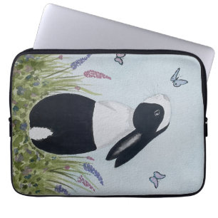 Watercolor Dutch Bunny Rabbit Laptopschutzhülle