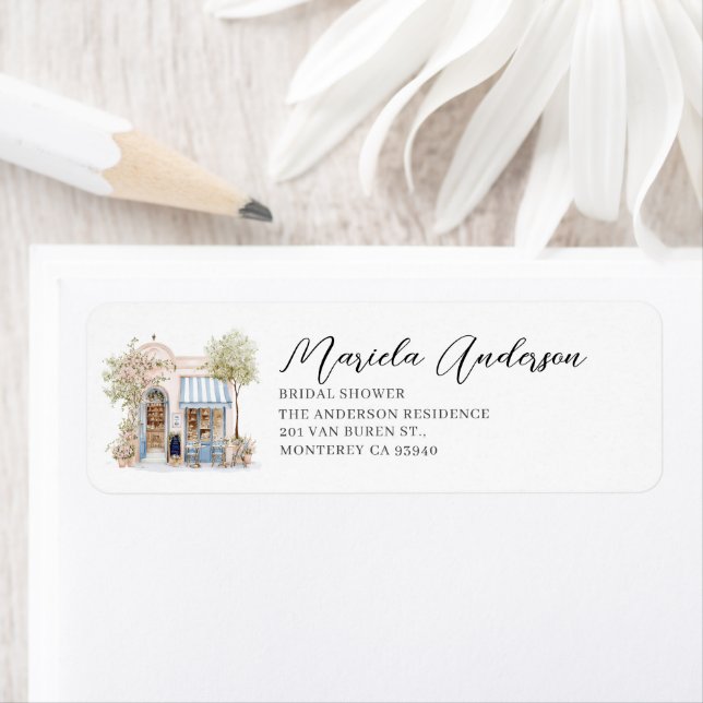 Watercolor elegant She said oui  bridal shower (Insitu)