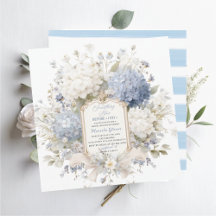 Watercolor Elegant  Something Blue Brautparty