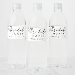 Watercolor Eucalyptus Greenery Bridal Shower Favor