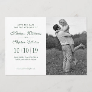 Watercolor-Eukalyptus-Blatt-Muster - Save the Date