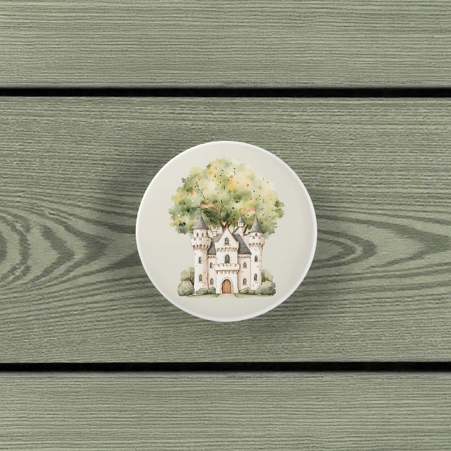 Watercolor Fairytale Princess Whimsical Keramikknauf (Von Creator hochgeladen)