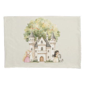 Watercolor Fairytale Princess Whimsical Kissenbezug