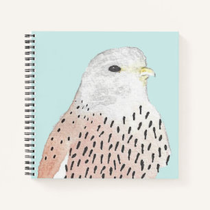 Watercolor Falcon Kestrel Notizbuch
