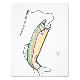 Watercolor Fish Fotodruck