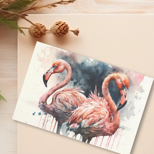 Watercolor Flamingo Pink Seidenpapier (Von Creator hochgeladen)