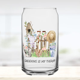 Watercolor Floral Gardening Tools and Quote Dosenglas