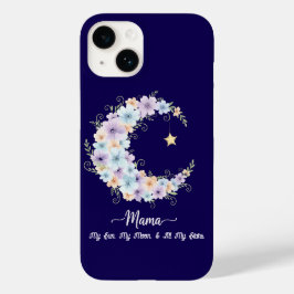 Watercolor Floral Moon Mama Case-Mate iPhone 14 Hülle