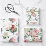 Watercolor Floral Peony Wrapping Paper Sheets Geschenkpapier Set<br><div class="desc">Erstellen Sie ein individuelles Verpackungspapier und ein personalisiertes Geschenkpapier für jeden Anlaß. Wenn Sie ein Geschenk in ein individuelles Verpackungspapier verpackt, wird es sicher ein Lächeln auf das Gesicht eines jeden setzen! Fügen Sie diesem Design Ihre benutzerdefinierte Formulierung hinzu, indem Sie die "Diese Vorlage bearbeiten"-Felder auf der rechten Seite des...</div>