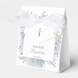 watercolor foliage Baptism Geschenkschachtel