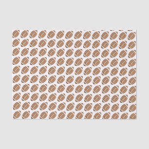 Watercolor Football Pattern Seidenpapier