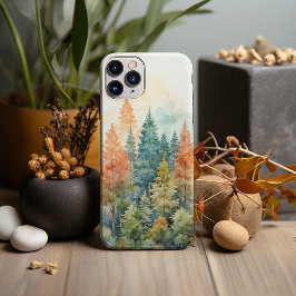 Watercolor Forest Landscape Design Nr. 78 Case-Mate iPhone Hülle