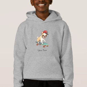 Watercolor French Bulldog Kids Pullover Sweat - sh