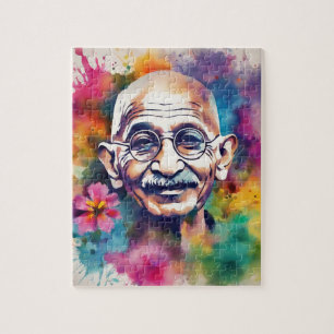 Watercolor Gandhi