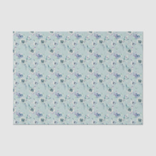 Watercolor-gemustertes mit BlumenBrautparty Seidenpapier