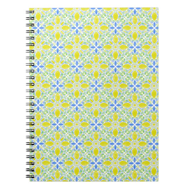 Watercolor Geo _ Citrus Notizblock (Vorderseite)