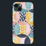Watercolor Geometric Circles Case-Mate iPhone Hülle<br><div class="desc">Watercolor Geometric Circles Artist: Grace Popp</div>