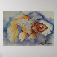 WATERCOLOR GOLDFISH