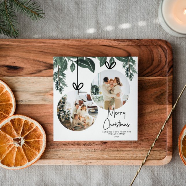 Watercolor Grüne Platz Weihnachten Foto (Von Creator hochgeladen)