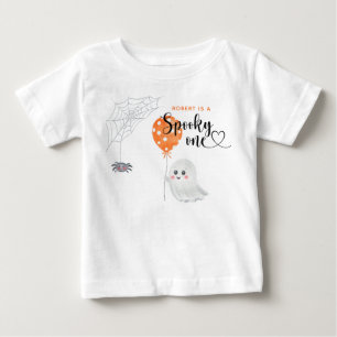 Watercolor Gruseliger Erster 1. Geburtstag Baby T-shirt