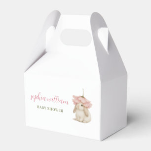 Watercolor-Hasen-Baby-Party  Geschenkschachtel