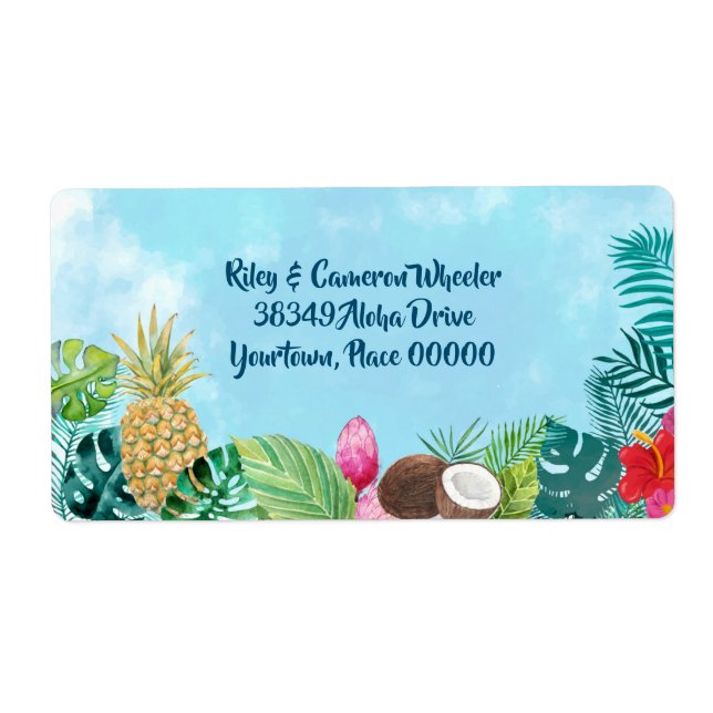 Watercolor Hawaiian Luau (Vorne)