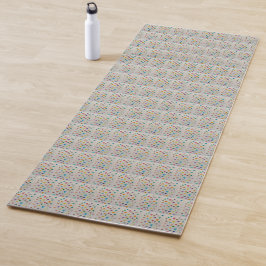 Watercolor-Herzen Yoga Mat Yogamatte